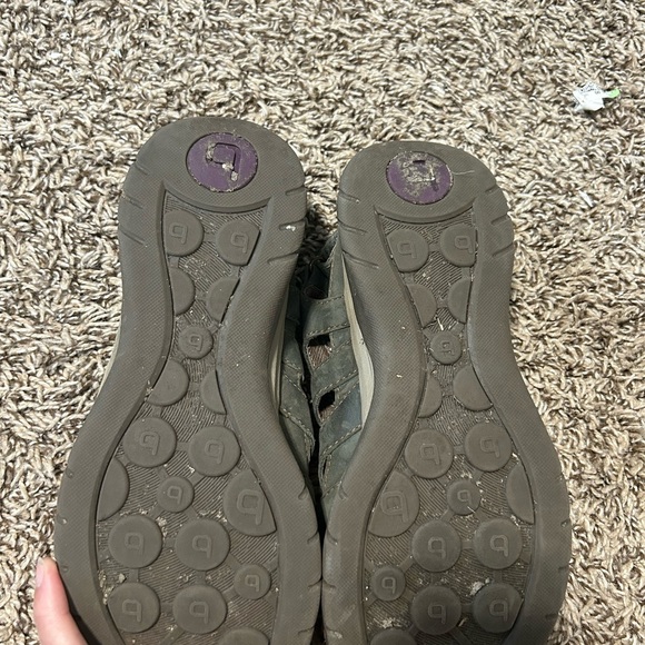 Bionica Womens Olive Green Size 9 Sandals Wira Strappy Brown Leather Waterproof - Picture 7 of 8